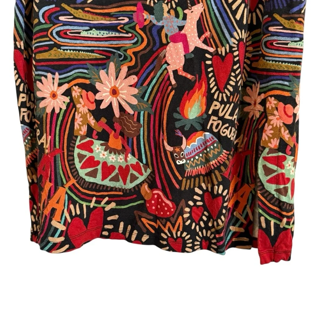 Farm Rio Danette Slim Midi Skirt Women’s Size Large - Picture 8 of 15